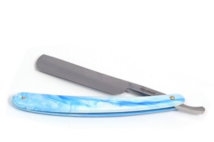 Straight Razor With Mold Handle